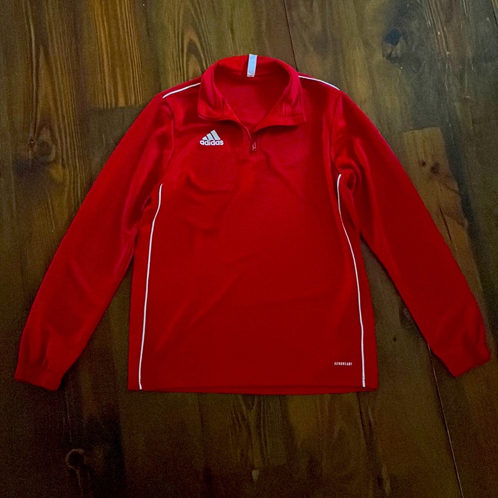 Adidas boys 1/4 zip pullover